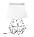 Nočná lampa LOFT S, tienidlo Diamond basket, drôtený kôš