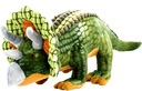 VEĽKÝ TRICERATOPS MASKOT DINOSAUR PLYŠOVÝ DINO