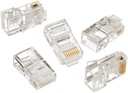 100x RJ-45 ZÁSTRČKA, LINE, RJ45 ZÁSTRČKY, SVORKY, 100 ks.