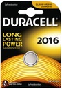 Duracell CR 2016 DL2016 lítiové batérie 3V - 10 ks