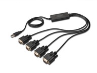 USB 2.0 -> RS-232 x4 prevodník Digitus DA-70159