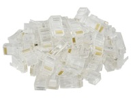 NEKU 8P8C zástrčky, RJ45 UTP cat6 koncovky, drôt, 50 ks