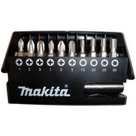 Sada bitov Makita + hrot 11 ks D-30651