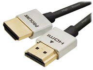 KÁBEL HDMI 2.0/1.4 PROLINK FUTURA SLIM 1m