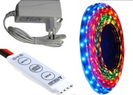 300 RGB 1m 60 LED SÚPRAVA PÁSKY PSU NAPÁJANIE