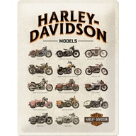 Plaketová vývesná tabuľa HARLEY-DAVIDSON kovový plagát 30x40