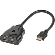 Prepínač / konektor HDMI 2->1 Kvalitný VIVANCO STORE