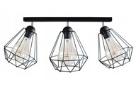 STROPNÉ SVIETIDLO PLAFON DIAMANT LOFT EDISON 1703