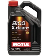 SYNTETICKÝ OLEJ MOTUL 8100 X-CLEAN+ C3 5W30 5L