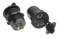 2x USB nabíjačka pre montáž do 29mm otvoru 5V 3,1A