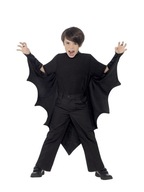 BAT WING SUIT BLACK CAPE pre deti