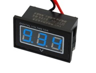 Digitálny vodotesný voltmeter 2,7-30V modrý V40