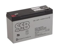 Batéria SSB SB 12-6 – 6V 12Ah (APC RBC)