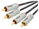 KÁBEL, VODIČ 2 RCA 2RCA PROLINK FUTURA SLIM 1,5 m