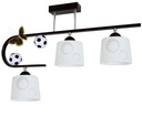 Lampa FOOTBALL 3 pre chlapca, wenge alebo modrá