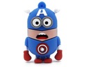 USB PENDRIVE 64GB MINIONS CAPTAIN AMERICA HERO