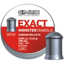 diabolo JSB EXACT MONSTER SHOT 4,52 mm 4,52 ťaž