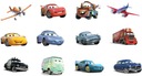 Samolepky Cars Cars Lightning McQueen 100x45cm CAR1231