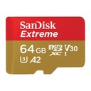 Karta micro SD SANDISK EXTREME 64GB 170/80 V30