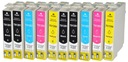 10x atrament pre EPSON STYLUS SX230 SX130 SX235W SX425W