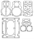 Sada tesnení pre kompresor B5900 Abac Oma GGA