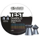 JSB Diabolo ťažké pelety MATCH TEST 4,49 4,50 4,51