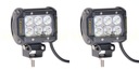 PREDNÉ PRACOVNÉ LAMPY 2x 18W HP LED MELEX WIDLAK