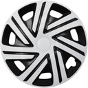 HUBCAPS 14 BLACK WHITE BLACK NOVINKA!!!