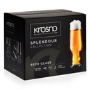 KROSNO SPLENDOR remeselné poháre na pivo 400ml | 6 kusov | (A784)