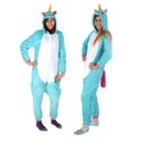 JEDNOROŽEC ONESIE KIGURUMI PYŽAMOVÉ TEPÁLOVÉ ŠATY SVIEČKO VEĽKOSŤ M