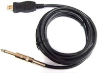 6,2 mm gitarový konektor USB kábel 3m rozhranie Wwa