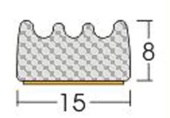 SAMOLEPIACE TESNENIE EPDM UE84 SD84 15MMX8MM