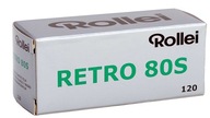 Rollei Film Retro 80 S 120 čiernobiely negatív