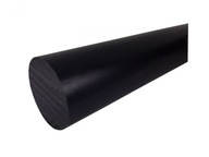Polyamidová tyč, priemer valčeka 28x500mm PA6+MoS2, čierna
