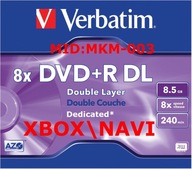 Verbatim DVD+R DL MKM003 XBOX+NAVIGATIONS 10 ks tenký