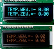 ART Nový LCD 2x16-RGB/KK NEGATÍV ľubovoľná farba nápisu