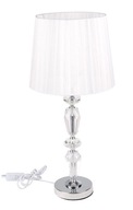 Lampa WHITE CRYSTAL, glamour lampa do obývačky, nočný stolík