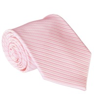 SILK 100% hodvábna žakárová kravata PINK kj08