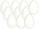 Vajcia vajce vajce styroporové vajíčka VEĽKONOČNÉ vajce, výška 10cm/10ks.