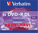 Verbatim DVD+R DL Printable MKM003 XBOX+NAVI 5 ks