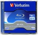 VERBATIM BD-R DL BLU-RAY 50GB 6x Púzdro na šperky 1 ks.