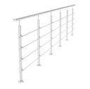 BALUSTRADE 600CM, FI42.4/ 4x FI12MM, SATÉN