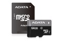 Adata Micro SDXC karta 64GB UHS1 A1 Class10 + adaptér