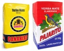 Yerba Mate Pajarito Elaborada 1kg + Canarias 1kg