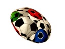 Dekoračný vankúšik, plyšák, vankúšik BALL 40/40