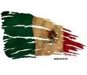 NÁLEPKA MEXICO MEXICO FLAG MEXICO UV CAR