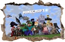 MINECRAFT NÁLEPKY NA STENU 99 115x75 cm