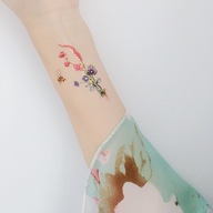 Paperself tetovacia mini kytica pre dievča vo farbe