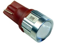 LED žiarovka w5w w16w w3w T10 R10 ČERVENÁ 12V 24V