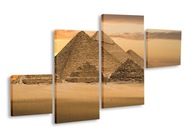 OBRAZ PYRAMÍDY ​​V EGYPTE 100x60 MAĽBY NA PLÁTNE